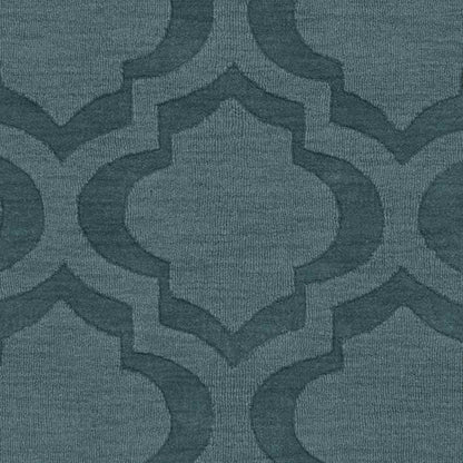 Bergerac Modern Teal Area Rug