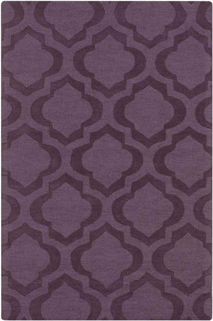 Bergerac Modern Eggplant Area Rug