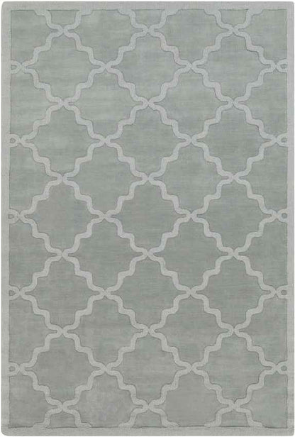 Ermont Modern Ice Blue Area Rug