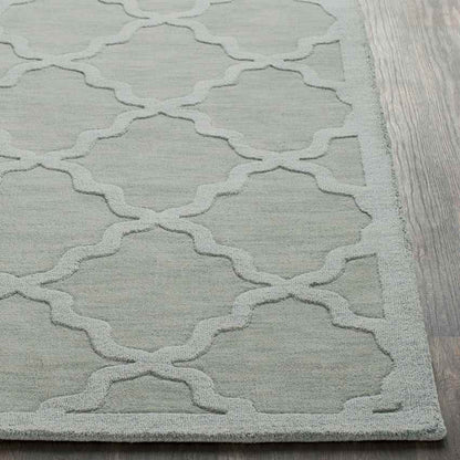 Ermont Modern Ice Blue Area Rug