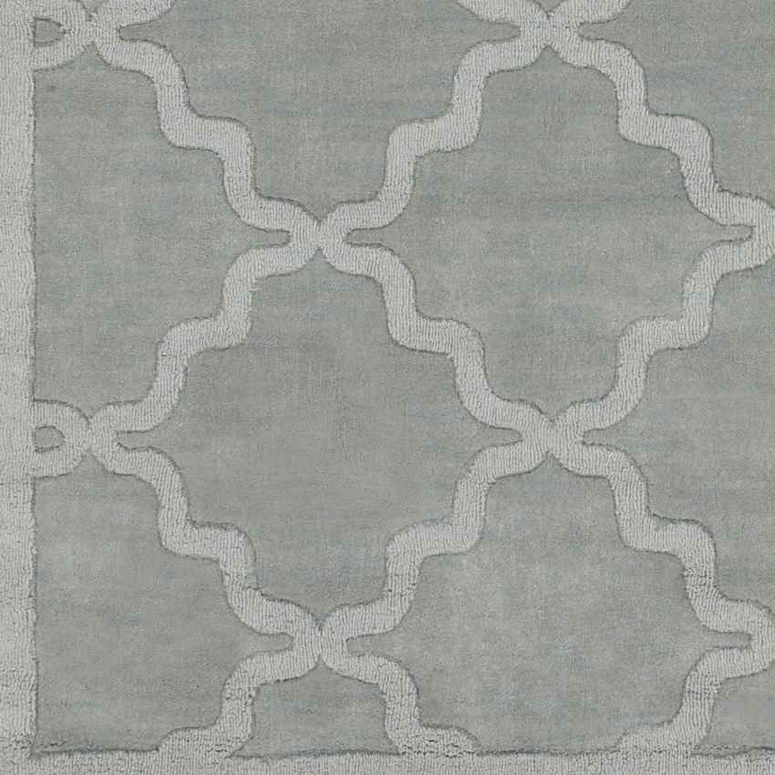Ermont Modern Ice Blue Area Rug