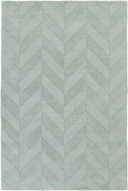 Menton Modern Ice Blue Area Rug