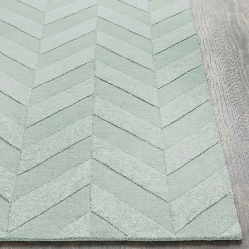 Menton Modern Ice Blue Area Rug