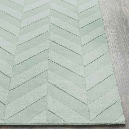 Menton Modern Ice Blue Area Rug