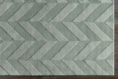 Menton Modern Ice Blue Area Rug