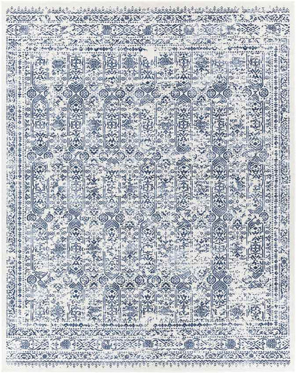 Hyeres Traditional Dark Blue Area Rug