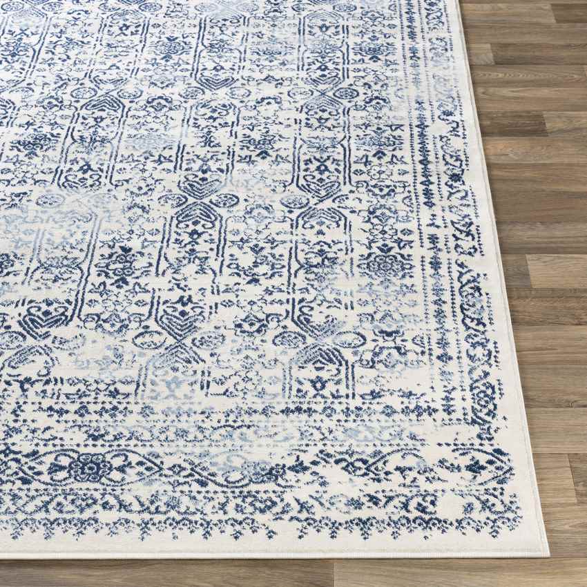 Hyeres Traditional Dark Blue Area Rug