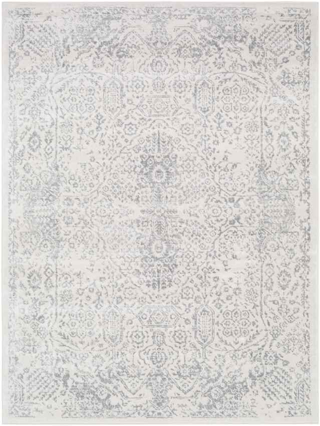 Peize Traditional Medium Gray Area Rug