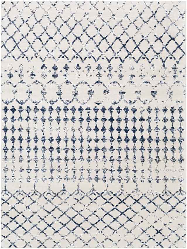 Ruinen Global Dark Blue/White Area Rug