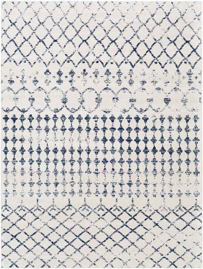 Ruinen Global Dark Blue/White Area Rug