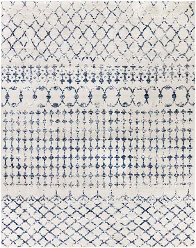 Ruinen Global Dark Blue/White Area Rug