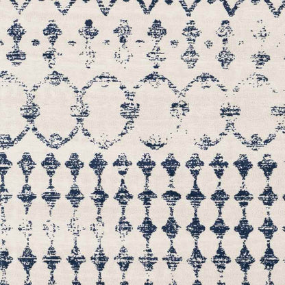 Ruinen Global Dark Blue/White Area Rug