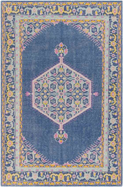 Lieving Traditional Navy Area Rug