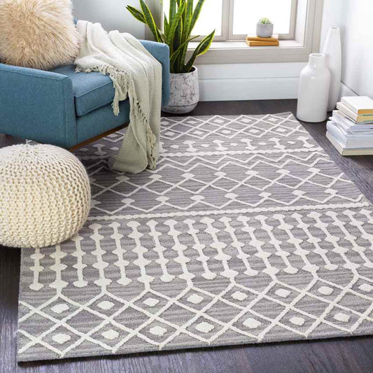 Newlyn Global Charcoal Area Rug