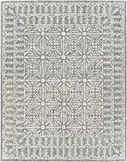 Valthe Traditional Dark Blue Area Rug