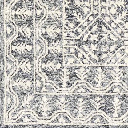 Valthe Traditional Dark Blue Area Rug