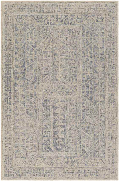 Veenhof Traditional Dark Blue Area Rug