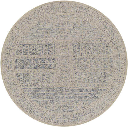 Veenhof Traditional Dark Blue Area Rug