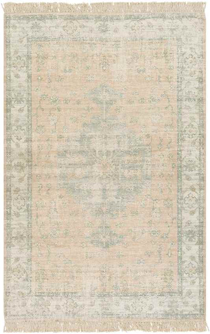 Wittelte Traditional Camel Area Rug
