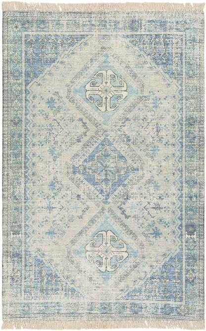 Sandown Traditional Navy Area Rug