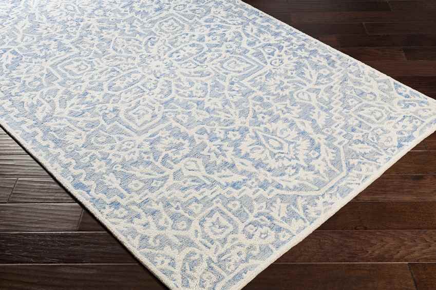 Normanton Traditional Ice Blue Area Rug