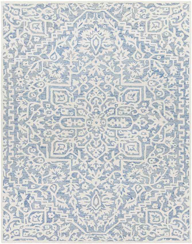 Normanton Traditional Ice Blue Area Rug