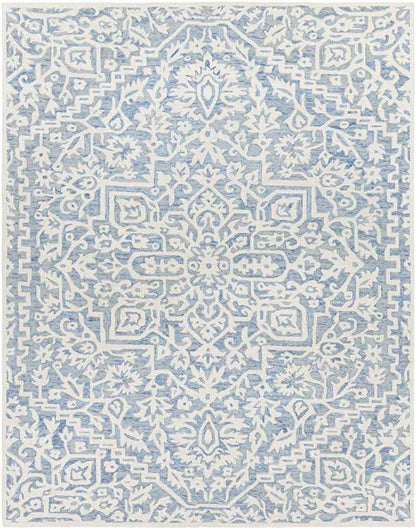 Normanton Traditional Ice Blue Area Rug