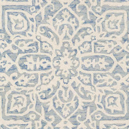 Normanton Traditional Ice Blue Area Rug