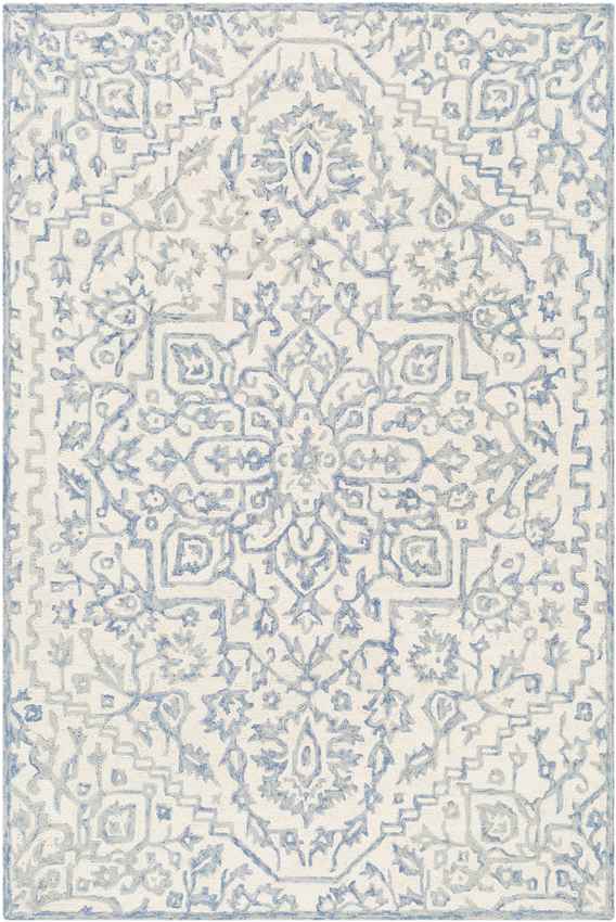 Normanton Traditional Denim Area Rug