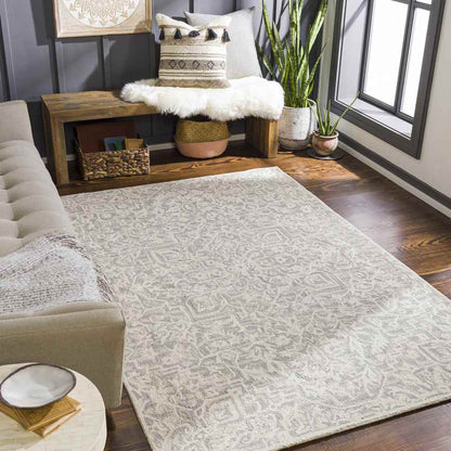 Normanton Traditional Taupe Area Rug
