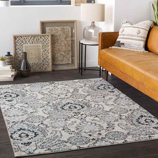 Laarbeek Traditional Medium Gray Area Rug