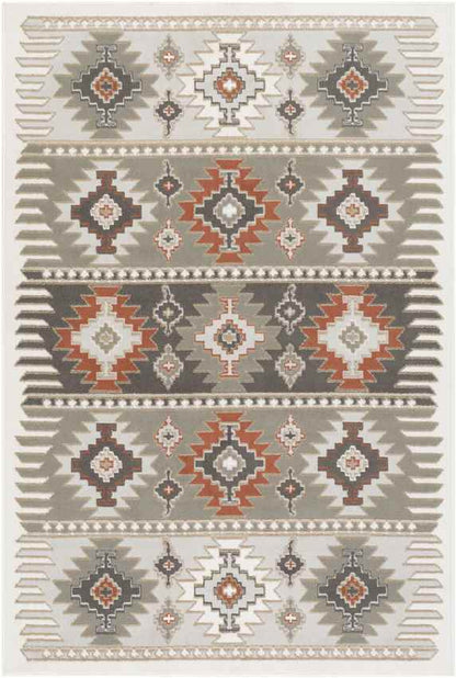 Landerd Rustic Light Gray Area Rug