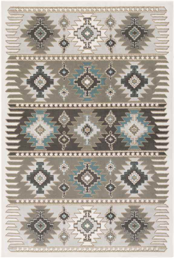 Landerd Rustic Silver Gray Area Rug