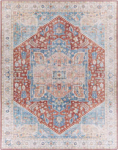 Maasdriel Traditional Burnt Orange Area Rug