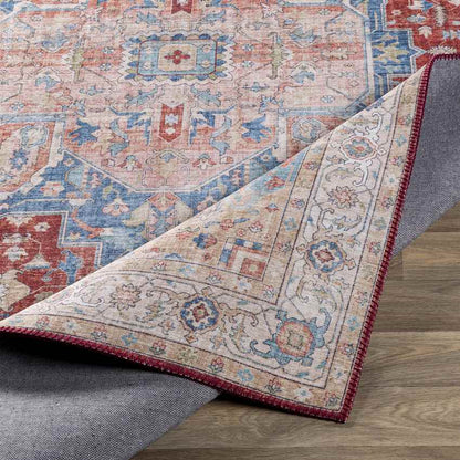 Maasdriel Traditional Burnt Orange Area Rug