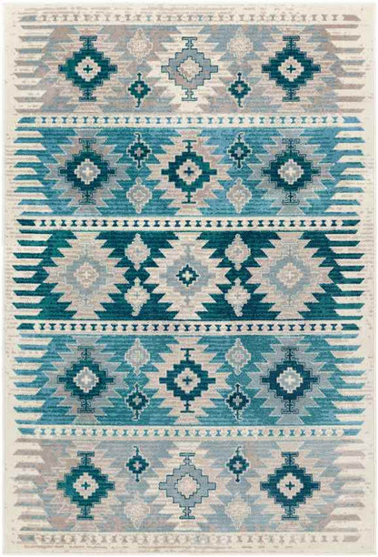Arizona Rustic Aqua Area Rug