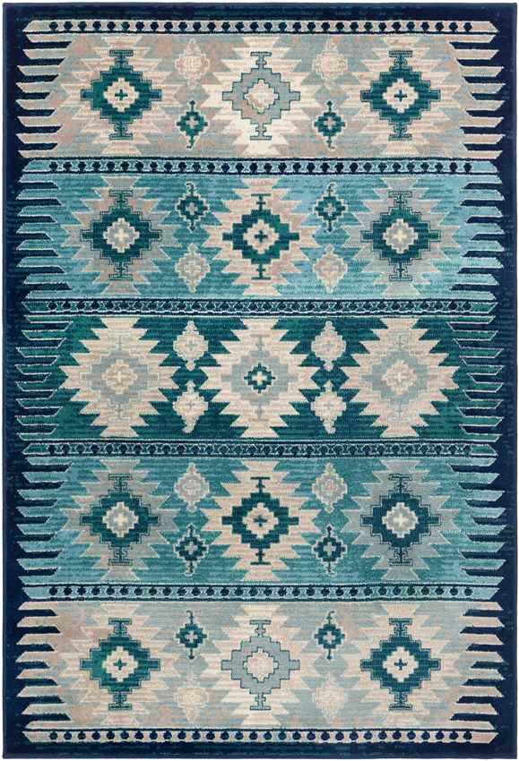 Arizona Rustic Dark Blue Area Rug