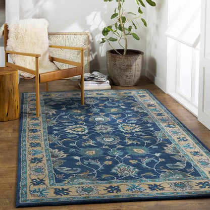 Paris Traditional Teal Area Rug