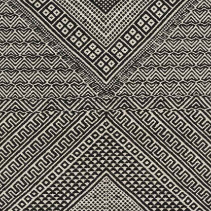 Buhler Global Black/Ivory Area Rug