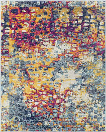 Delburen Modern Saffron Area Rug
