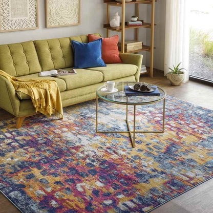 Delburen Modern Saffron Area Rug