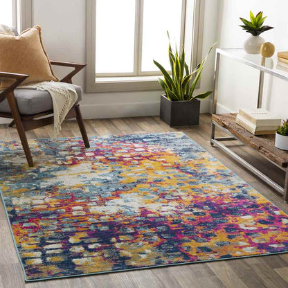 Delburen Modern Saffron Area Rug