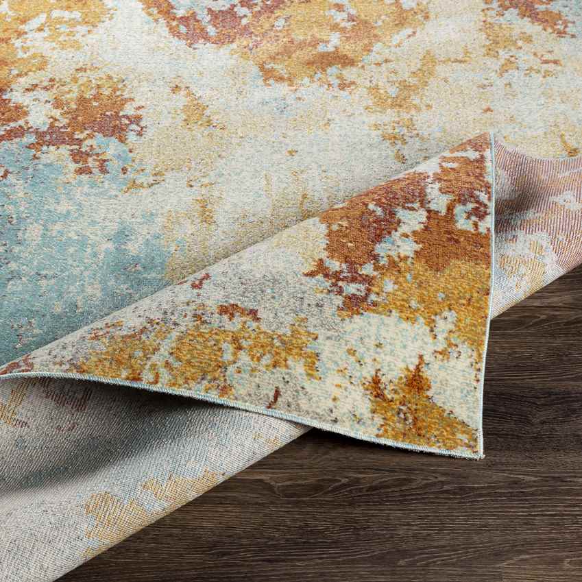 Giswil Modern Bright Yellow Area Rug