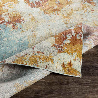 Giswil Modern Bright Yellow Area Rug