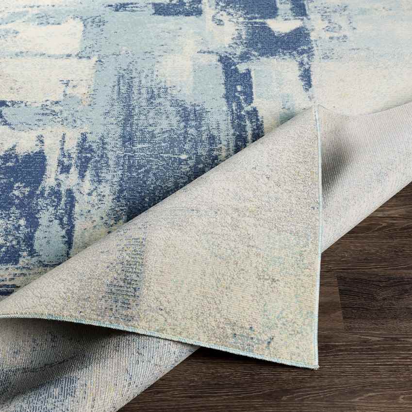 Gonten Modern Dark Blue Area Rug