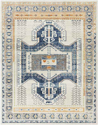 Heiden Global Dark Blue Area Rug