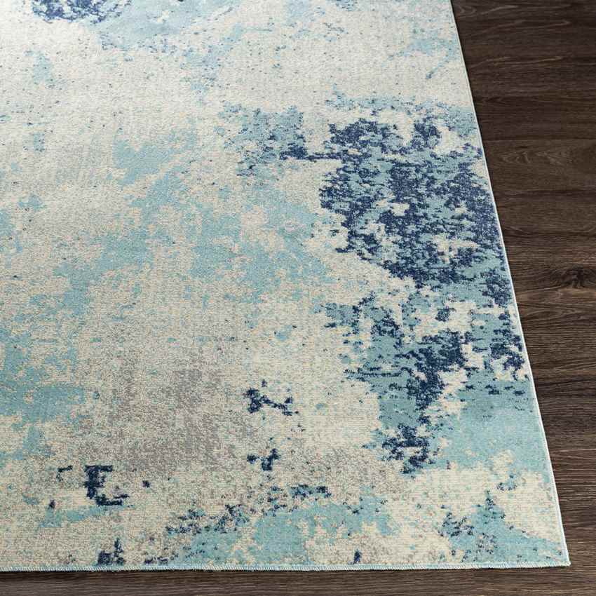 Giswil Modern Aqua Area Rug