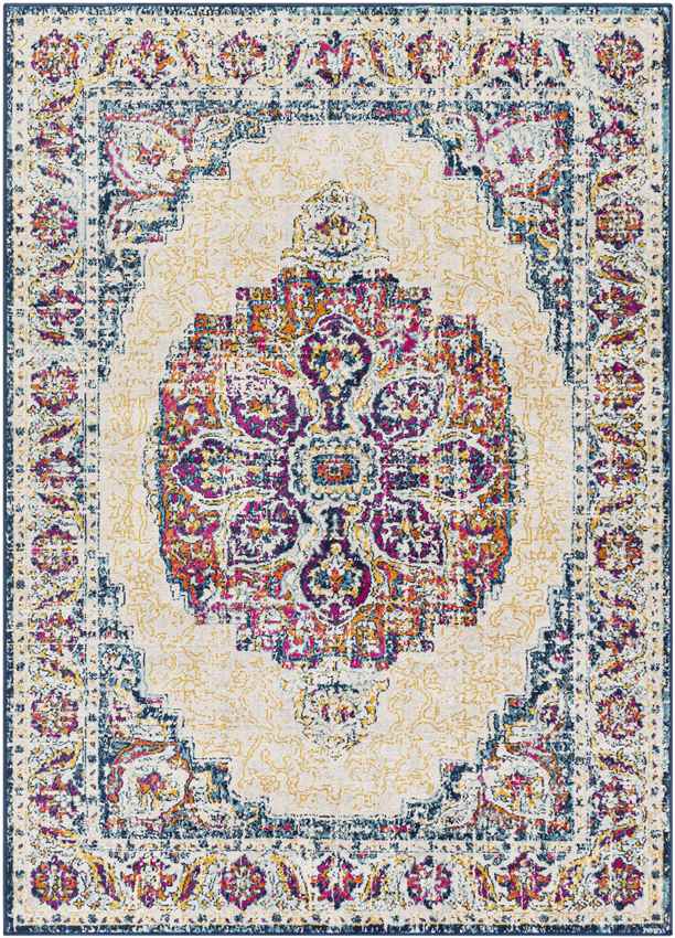 Baard Traditional Cream Area Rug