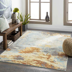 Baaium Modern Bright Yellow Area Rug
