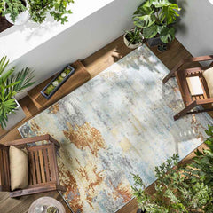 Baaium Modern Bright Yellow Area Rug